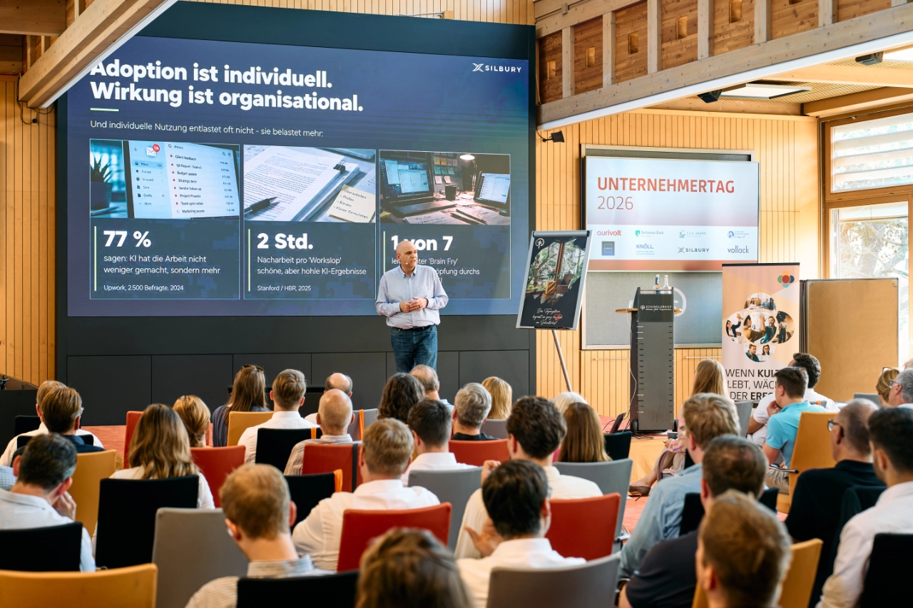 Markus Neubauer beim Weissman Unternehmertag